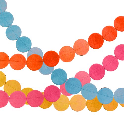 Set de 4 guirlandes en papier